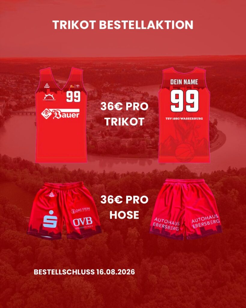 Trikot-Bestellaktion für Basketballfans startet